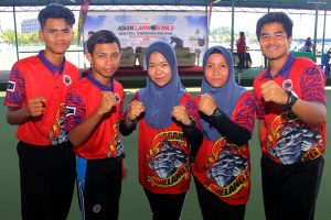 Barisan atlet boling padang negeri Terengganu yang bakal berentap di temasya Sukan Malaysia(SUKMA) di Perak nanti. Kredit Foto - PenyuSukan.com