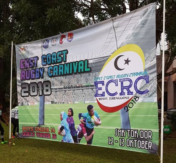 Karnival Ragbi Pantai Timur 2018 yang baharu menutup tirai pada 27 Oktober 2018 yang lalu merupakan penganjuran kedua oleh Persatuan Ragbi Daerah Besut. Kredit Foto - Facebook.com/PERSATUANRAGBIBESUT