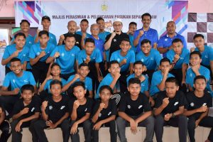 Majlis perasmian dan pelancaran pasukan Terengganu Young Turtles yang telah berlangsung di Dewan Majlis Sukan Negeri Terengganu pada 10 Mac 2019. Kredit Foto - Majlis Sukan Negeri Terengganu.