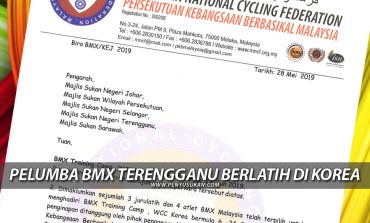 Pelumba BMX Terengganu Berlatih Di Korea