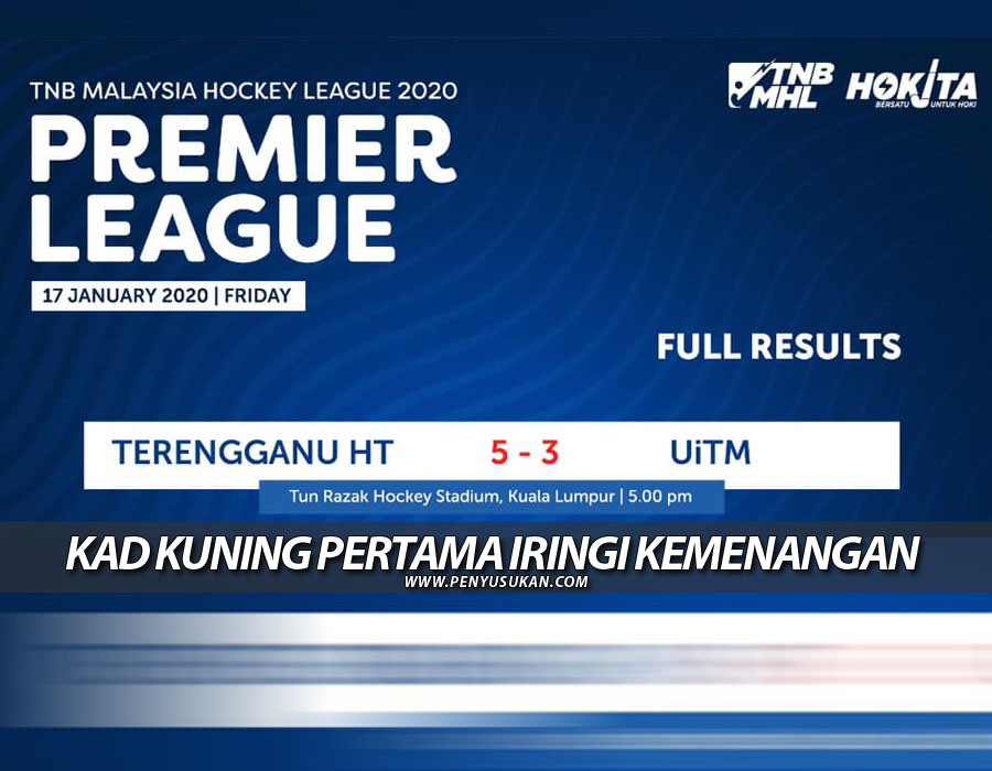 Liga Hoki Malaysia: Kad Kuning Pertama Iringi Kemenangan