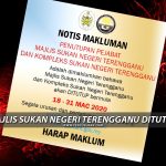 PenyuSukan – COVID-19 Majlis Sukan Negeri Terengganu Tutup