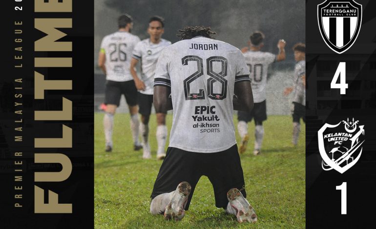 Sorotan Aksi Terengganu FC II vs Kelantan United FC