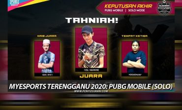 MyEsports Terengganu: ZS NanNine Ungguli PUBG Mobile
