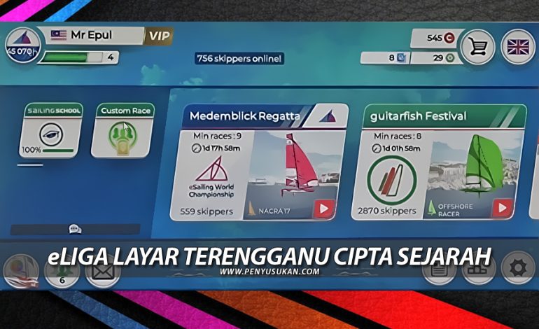 eLiga Layar Terengganu Cipta Sejarah