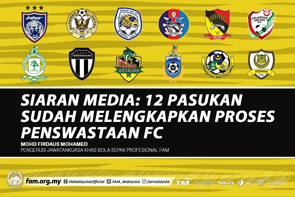 Terengganu FC Kini Berstatus Sdn Bhd