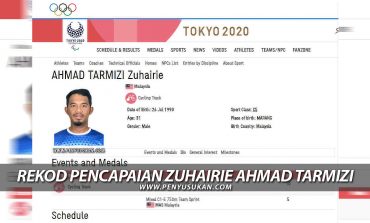 Rekod Perlumbaan Zuhairie Ahmad Tarmizi
