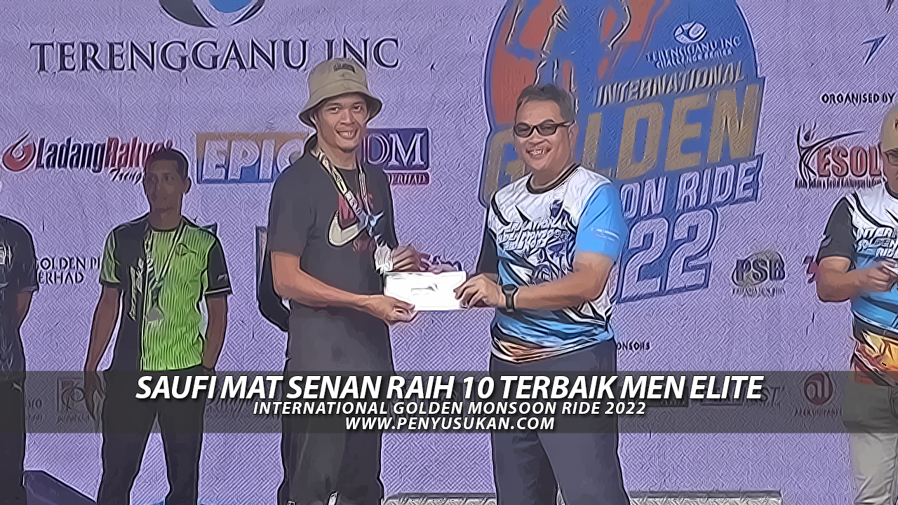 Bekas Pelumba Kebangsaan Saufi mat Senan Raih 10 Terbaik International Golden Monsoon Ride 2022