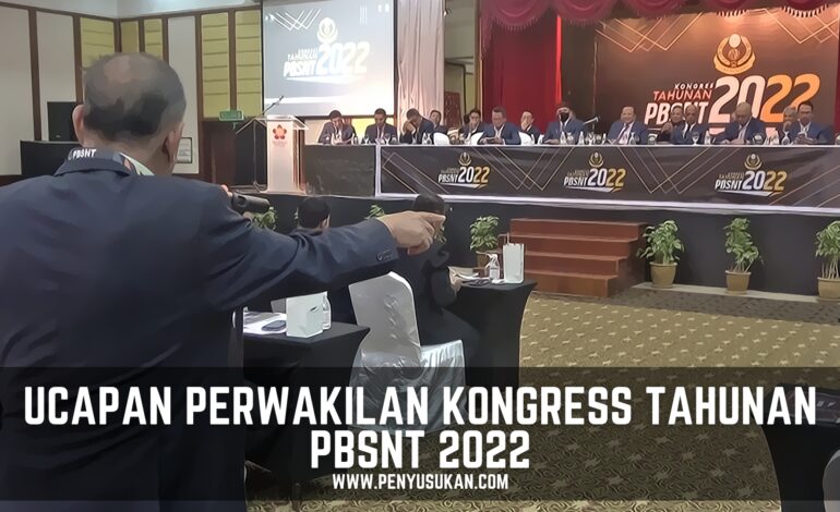 Ucapan Perwakilan Kongres Persatuan Bolasepak Negeri Terengganu 2022