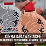 Penyu Sukan – SUKMA Sarawak 2024 Skuad Ragbi Raih Perak Gangsa