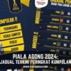 PIALA AGONG 2024: JADUAL PERLAWANAN TERKINI