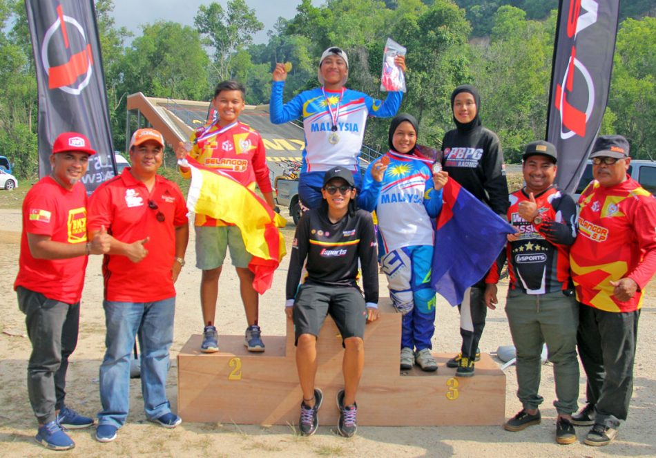 Kejohanan BMX Majlis Perbandaran Dungun 2018 - Wanita Terbuka - Pemenang Podium
