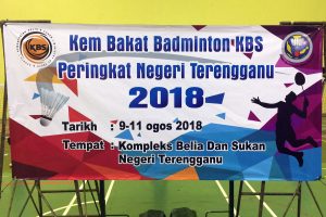 Program Kem Bakat Badminton KBS Peringkat Negeri Terengganu 2018 yang telah berlansung selama 3 hari bermula pada 9 hingga 11 Ogos 2018 bertempat di Jabatan Belia dan Sukan Negeri Terengganu. Kredit Foto - PenyuSukan.com