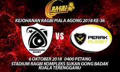 Ragbi Piala Agong Ke-36: Terengganu Tuan Rumah Membuka Tirai