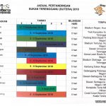 Jadual Pertandingan Sukan Negeri Terengganu (SUTERA)