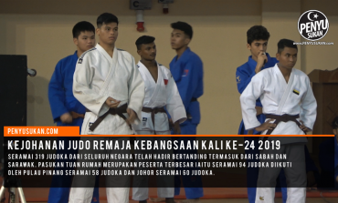 Sorotan Kejohanan Judo Remaja Kebangsaan Kali Ke-24 2019