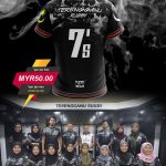 Tshirt Edisi Khas Skuad Ragbi Wanita Terengganu