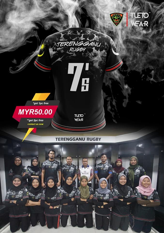 Tshirt Edisi Khas Skuad Ragbi Wanita Terengganu