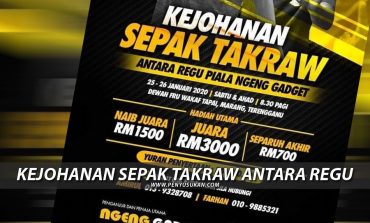 RM3000 Menanti Juara Kejohanan Sepak Takraw Antara Regu