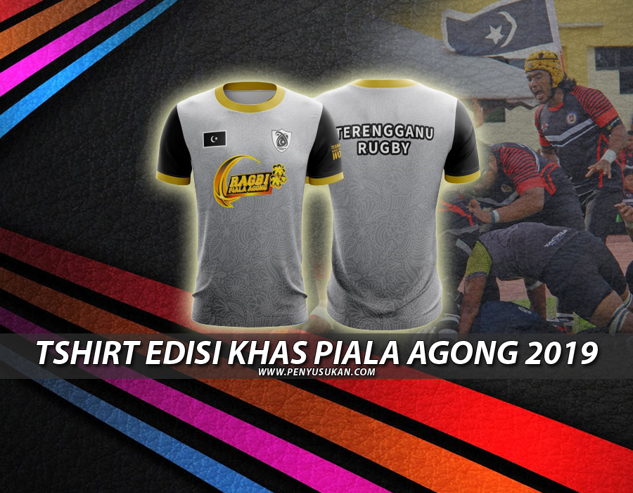 Tshirt Ragbi Terengganu: Edisi Khas Piala Agong 2019