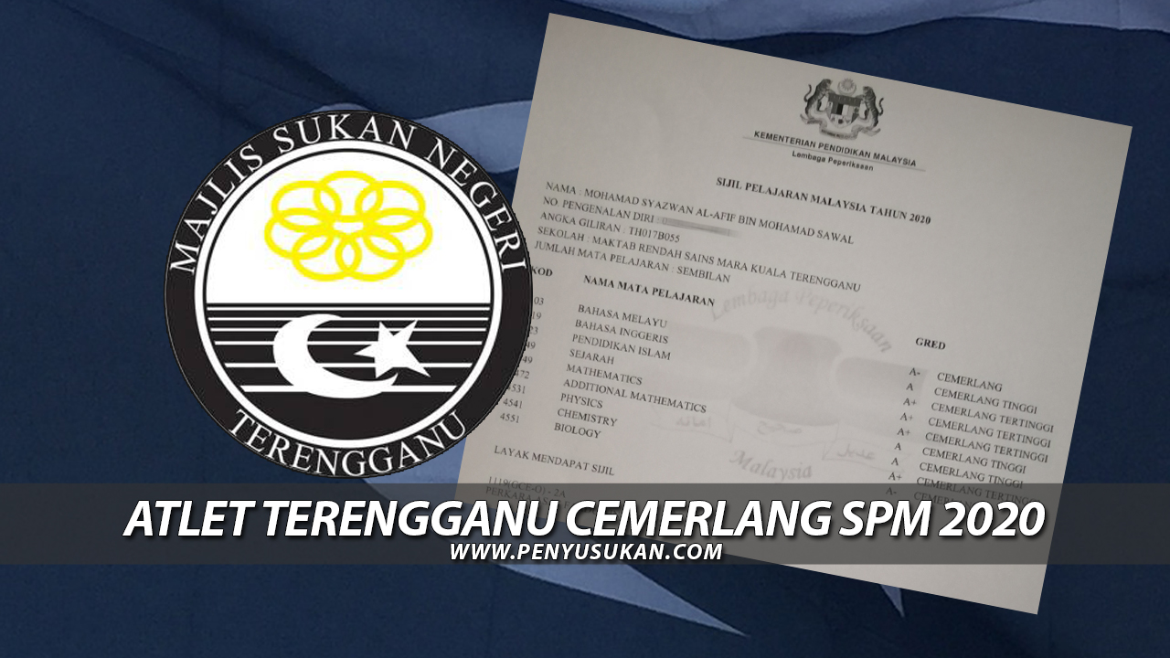Atlet Terengganu Cemerlang SPM 2020