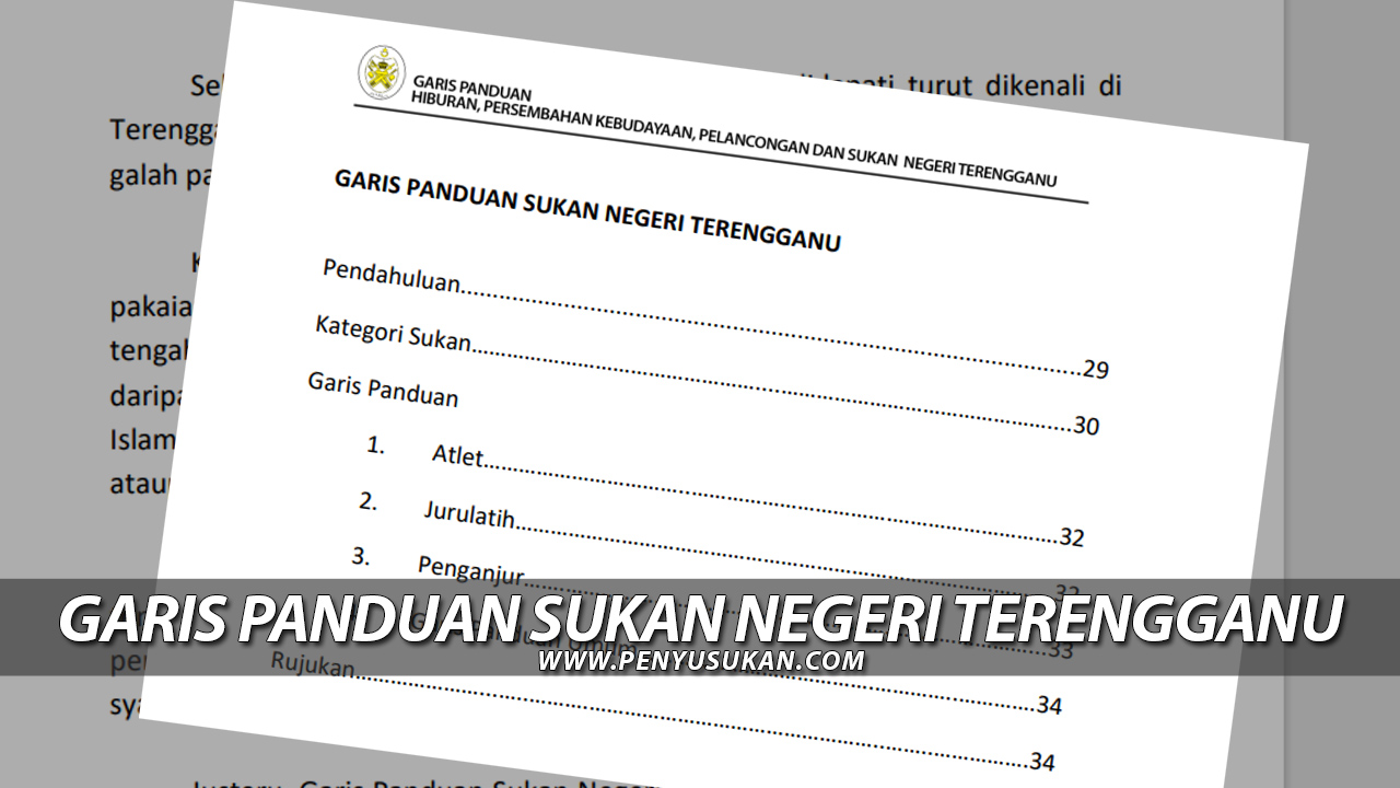 Garis Panduan Sukan Negeri Terengganu