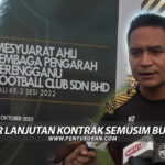 PenyuSukan – Lembaga Pengarah TFC Tawar Lanjutan Kontrak Ketua Jurulatih Terengganu FC