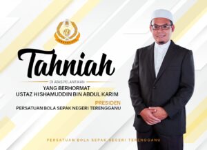 Hishamuddin Abdul Karim Kembali Terajui PBSNT Sebagai Presiden