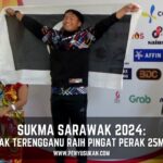 Penyu Sukan – SUKMA Sarawak 2024 Penembak Terengganu Raih Pingat Perak 25M Pistol